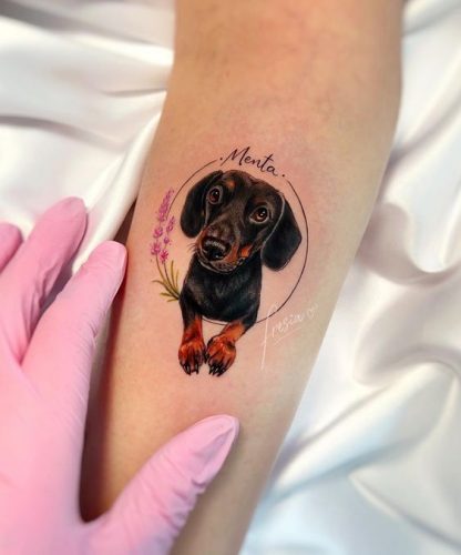 Explore 24 Unique Dachshund Tattoos – Perfect Blend of Style & Sentiment for