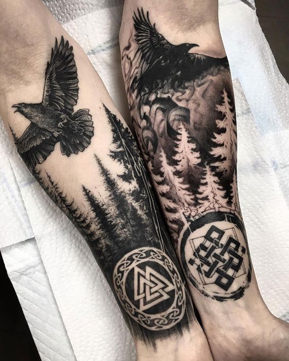 Explore 21 Viking Tattoo Ideas for Men: Discover Traditional & Modern Norse Mythology Designs