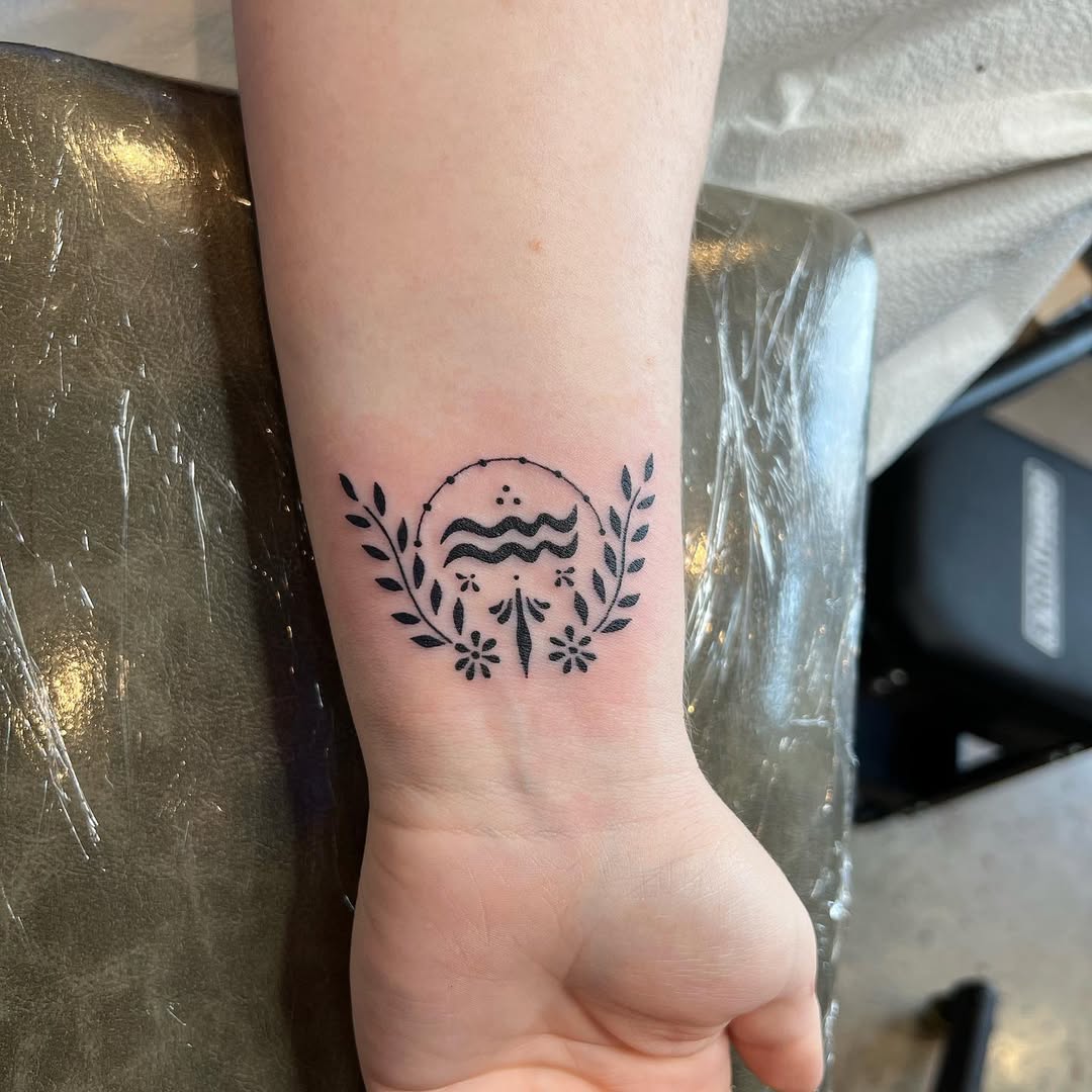 27 Aquarius Tattoo Ideas Unique For Men And Women | Constellation, Fineline, And Zodiac Designs