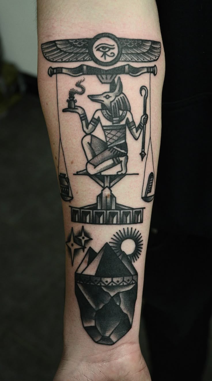 Explore the Most Striking Anubis Tattoo Ideas for : Myth Meets Modern Ink
