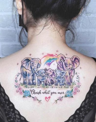 19 Family Elephant Tattoo Ideas
