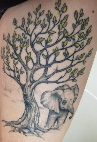 27 Small Elephant Tattoo Ideas