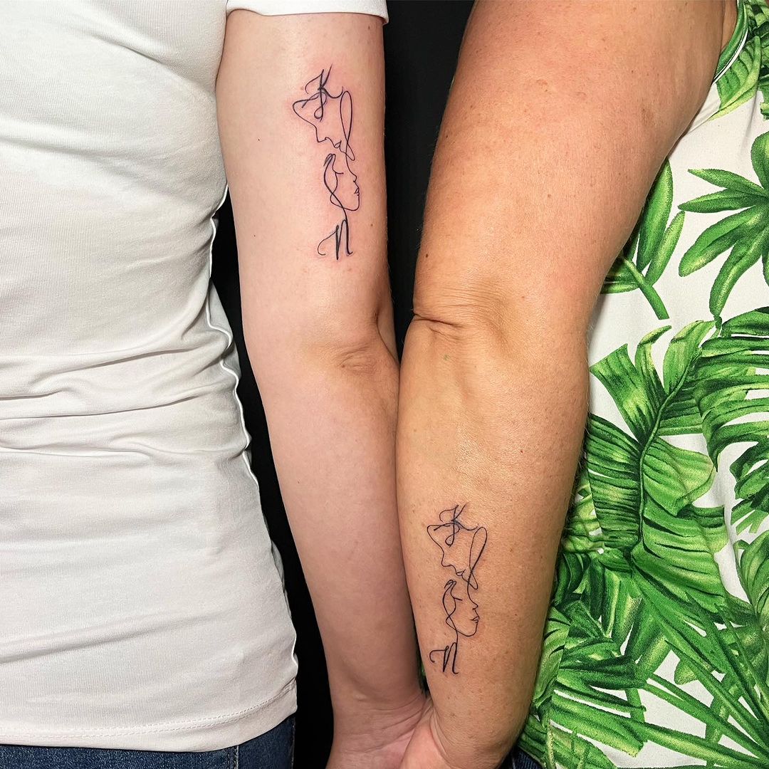 25 Small Mother-Daughter Tattoo Ideas for : Meaningful and Matching Designs