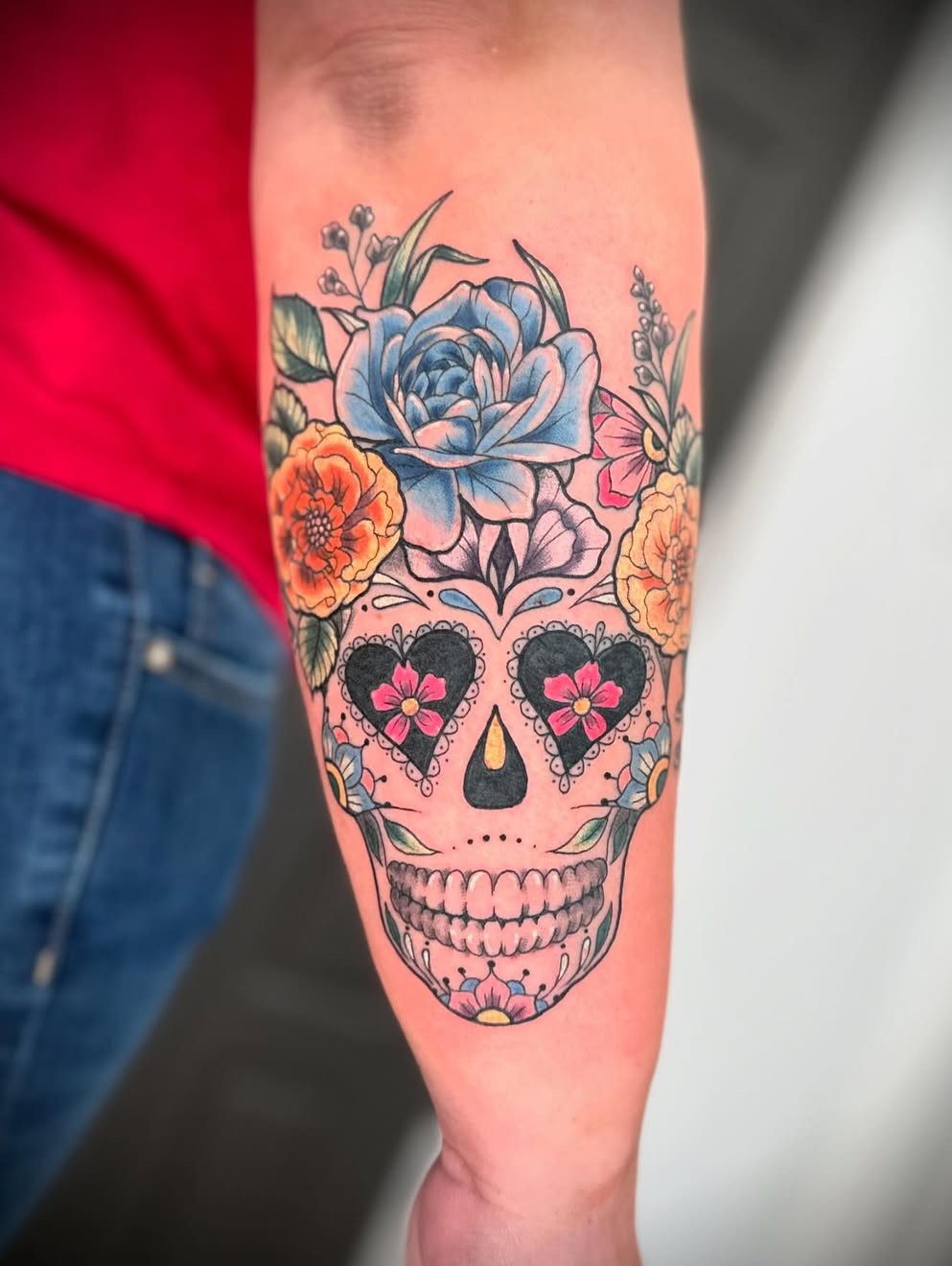 27 Sugar Skull Tattoo Designs for Women and Men Color, Black & White, Tiny
