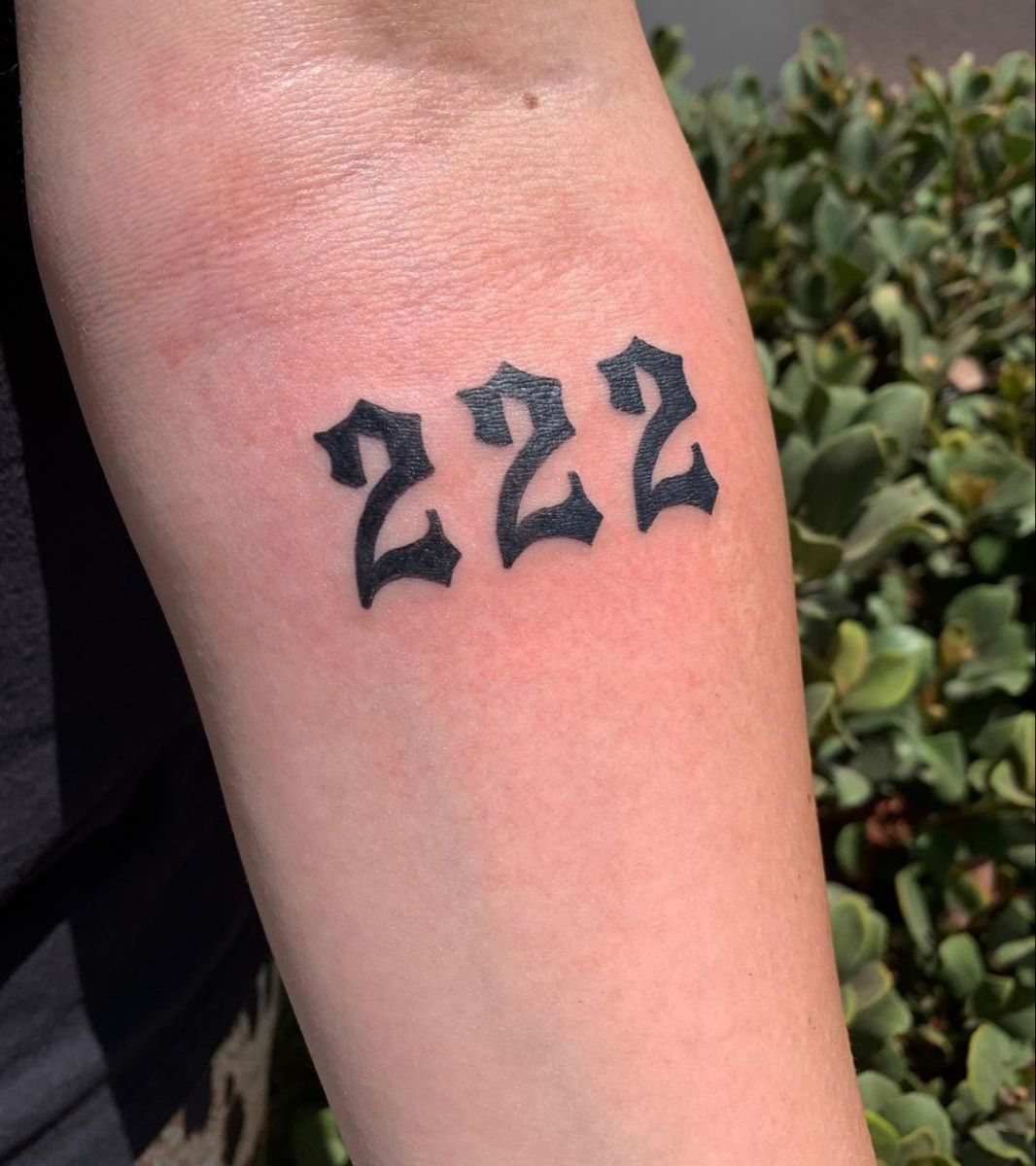 31 Ideas 222 Tattoo: Meanings, Fonts, and Placements You ll Actually Want