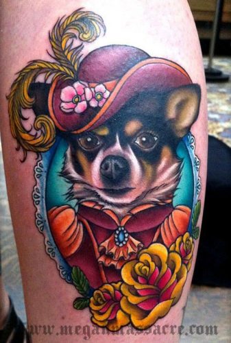24 Dog Portrait Tattoo Ideas