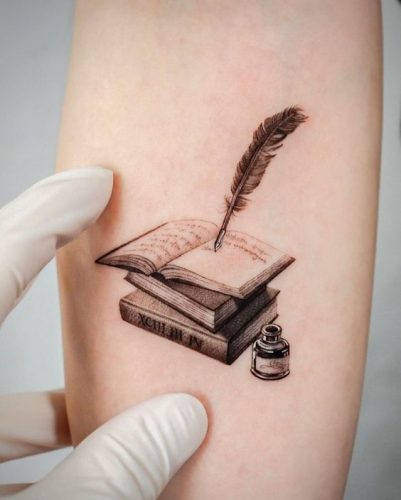20 Book Tattoo Ideas for : Explore Unique Literary Ink Designs for Bibliophiles
