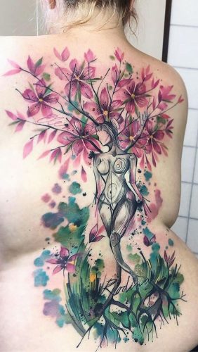 Embracing Roots and Wings: 20 Mother Tree Tattoo Ideas for