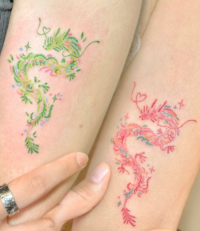 28 Matching Tattoo Ideas for Everyone Cute, Unique, Silly, and Meaningful Ink You’ll Love