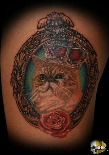 24 Cat Portrait Tattoo Ideas