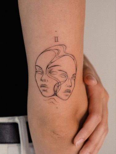 20 Gemini Tattoo for Men Ideas