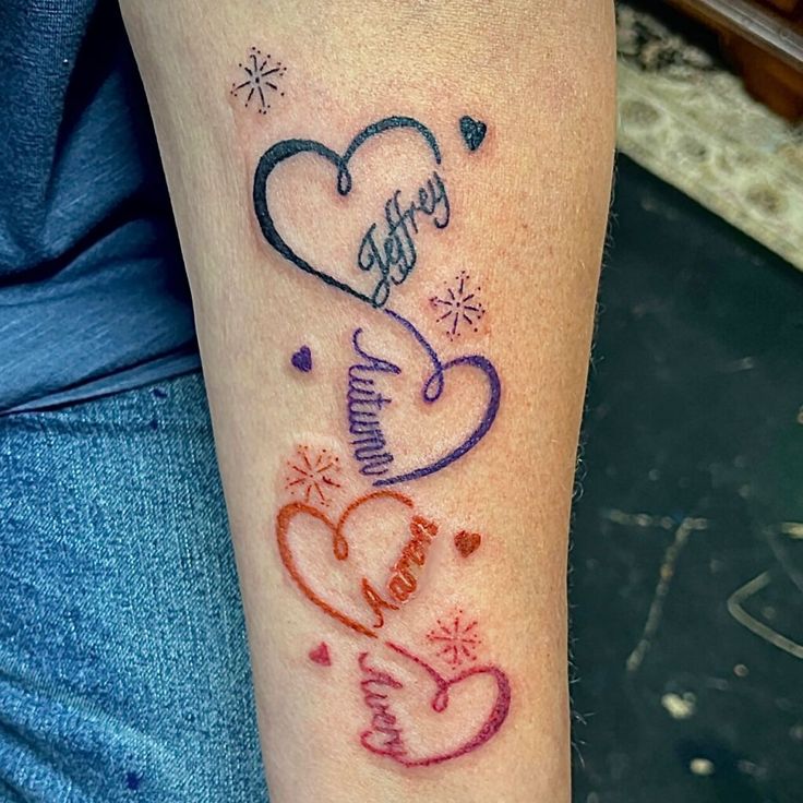 28 Kids Name Tattoo Ideas for Mothers: Unique Designs with Birth Dates, Matching Symbols