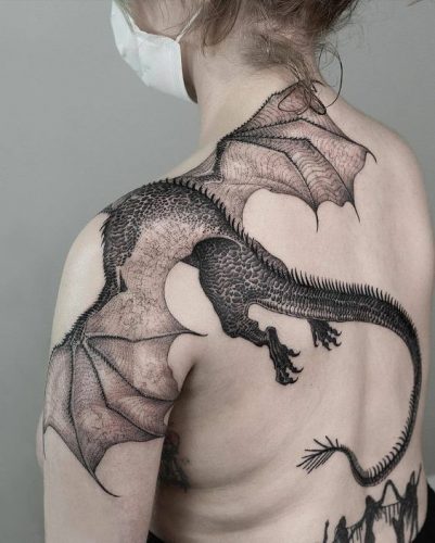 20 Fantasy Tattoo Ideas for : Enchanted Fairies, Fierce Dragons, and Magical Designs