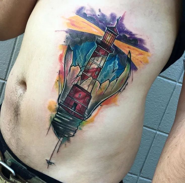Check Out 29 Cool Lighthouse Tattoo Ideas for