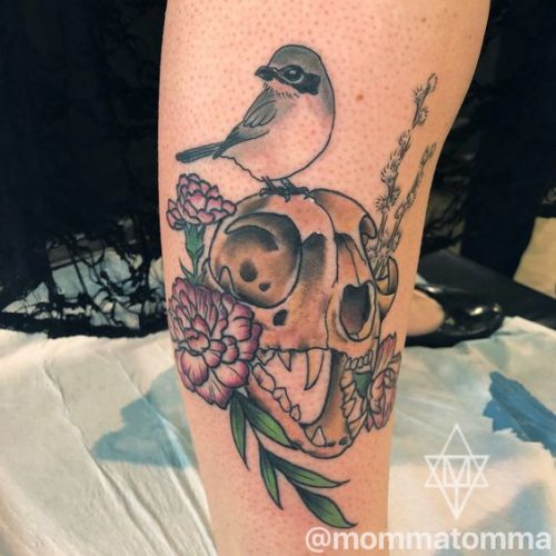 19 Cat Skull Tattoo Ideas