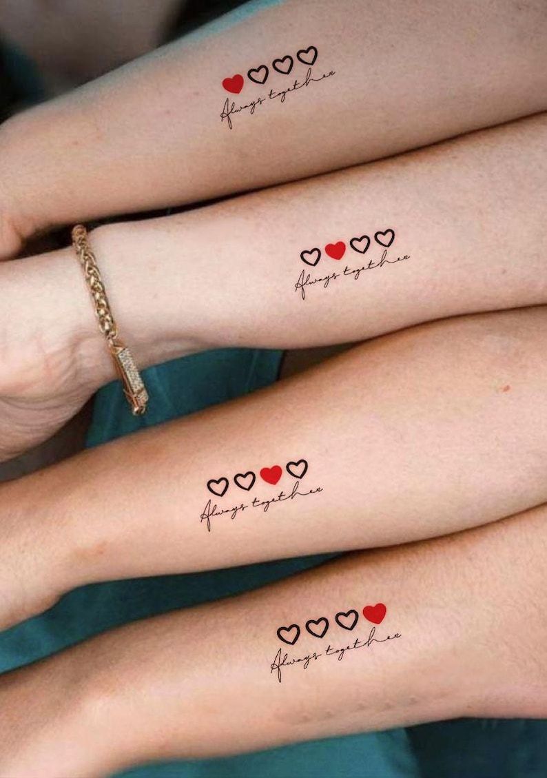 25 Sister Tattoo Designs for 2, 3 or 4 Sisters  Unique Meaningful Fine Line &#038; Minimalist Designs