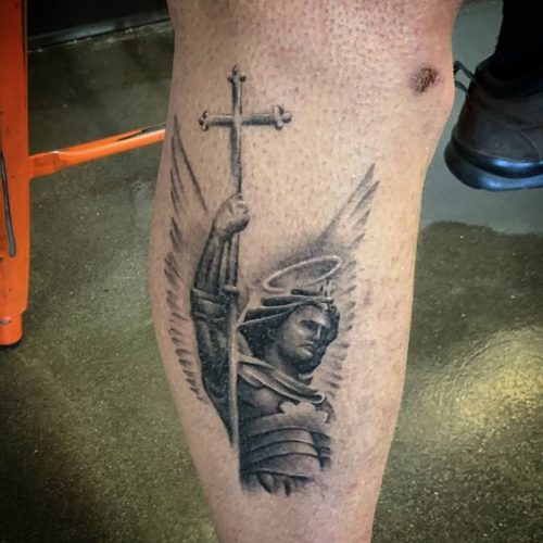 Discover the Divine Valor: 15 Inspirational St. Michael the Archangel Tattoo Designs for