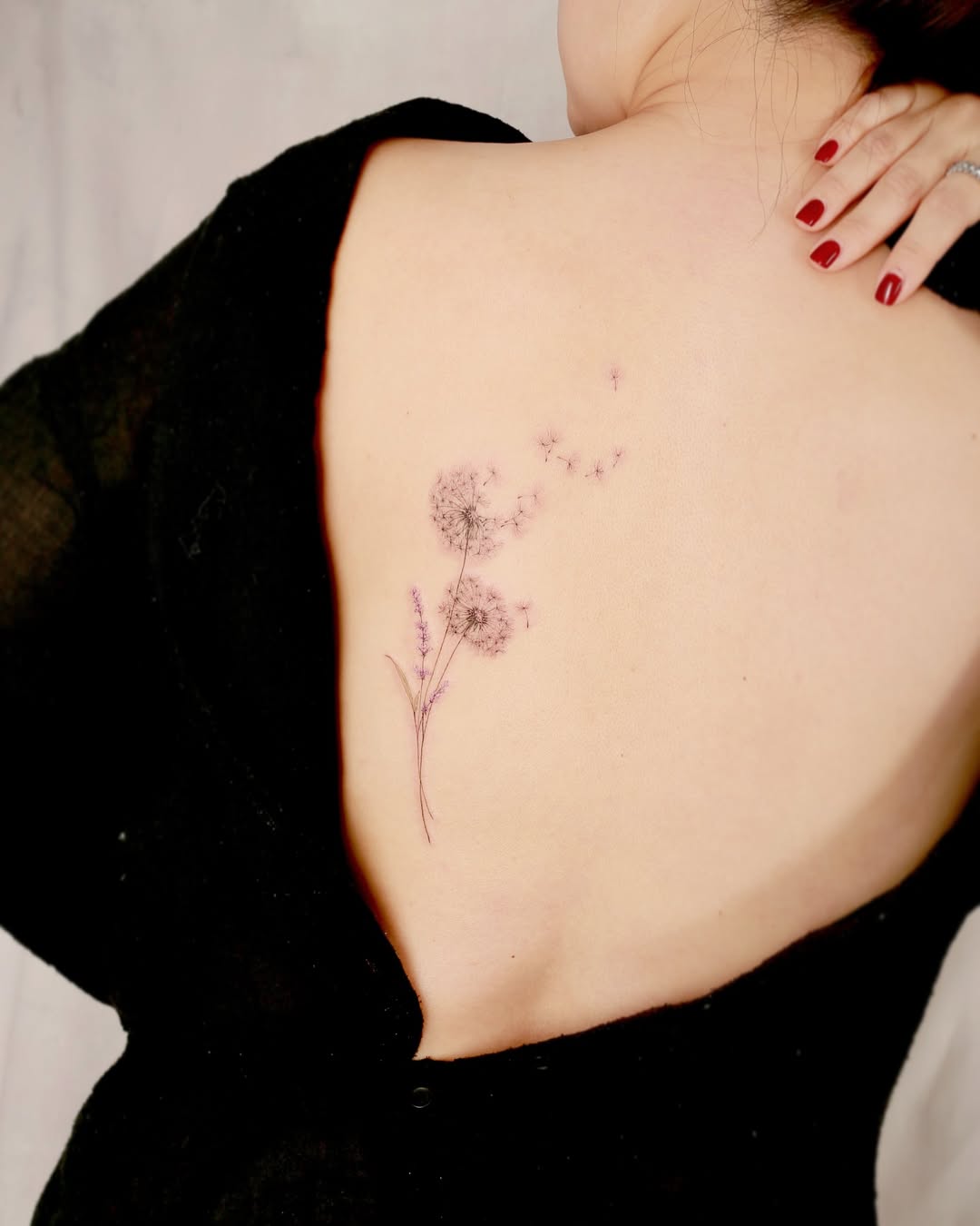 27 Lavender Tattoo Ideas : Fine Line, Bee, Rosemary, Black and Grey, Minimalist, Men and Women