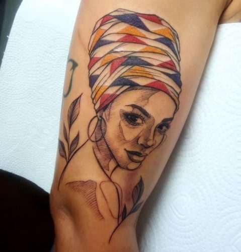 Discover 18 African Queen Tattoo Designs for Empowered Women in
