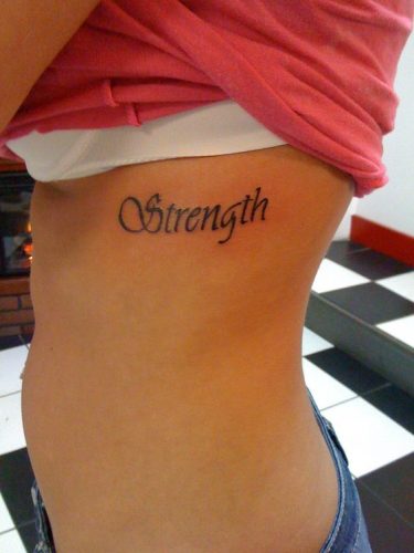17 Trendy Rib Writing Tattoo ideas