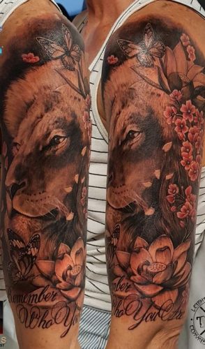 17 Lion Tattoo on Arm: Symbolize Courage and Power