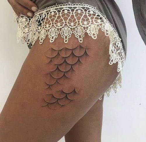 Enchanting Mermaid Scales Tattoos : Top 15 Design Ideas for Ocean-Inspired Ink