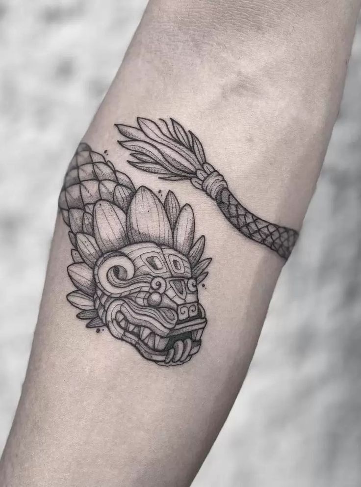 Aztec Tattoo 25 Ideas : Mexican Art Traditional Designs For Men and Women