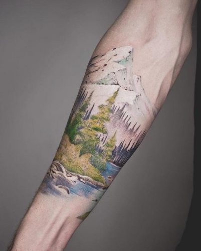 Explore 17 Unique Landscape Tattoo Designs for Nature Lovers and Adventurers