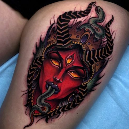 Explore the Best 20 Demon Tattoo Designs : Captivating Ideas for Men and Women Alike