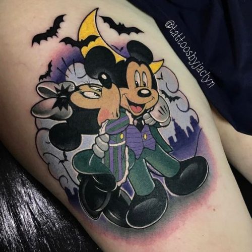 Unique 18 Haunted Mansion Tattoo Inspirations : Disney Designs & Ghostly Art