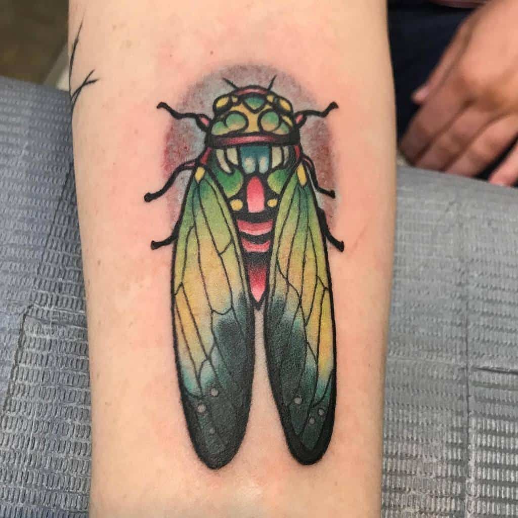 29 Cicada Tattoo Ideas: From Simple Linework to Lush Color