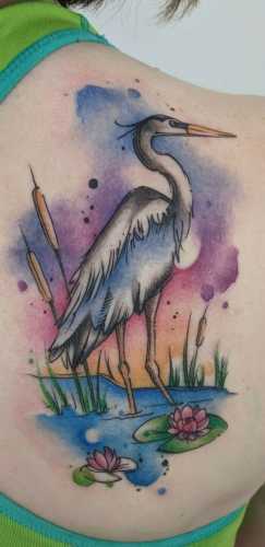 21 Heron Tattoo Ideas