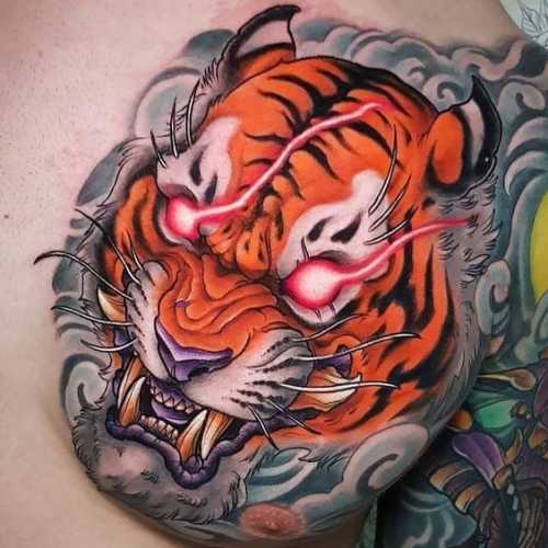 25 Tiger Tattoo on Hand Ideas