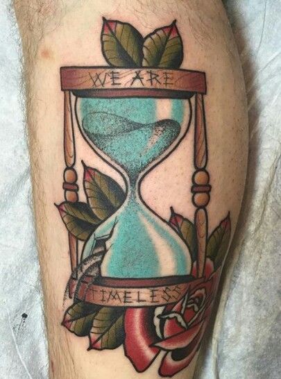 29 Hourglass Tattoo Ideas with Meaningful Designs for Men and Women Minimalist, Feminine, Traditional