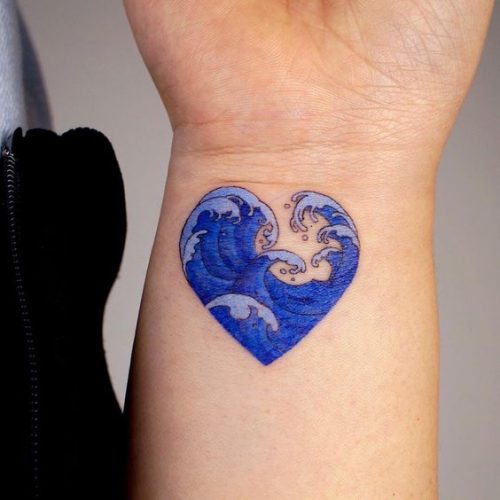 Embracing the Waves: 19 Simplistic Wave Tattoo Ideas for