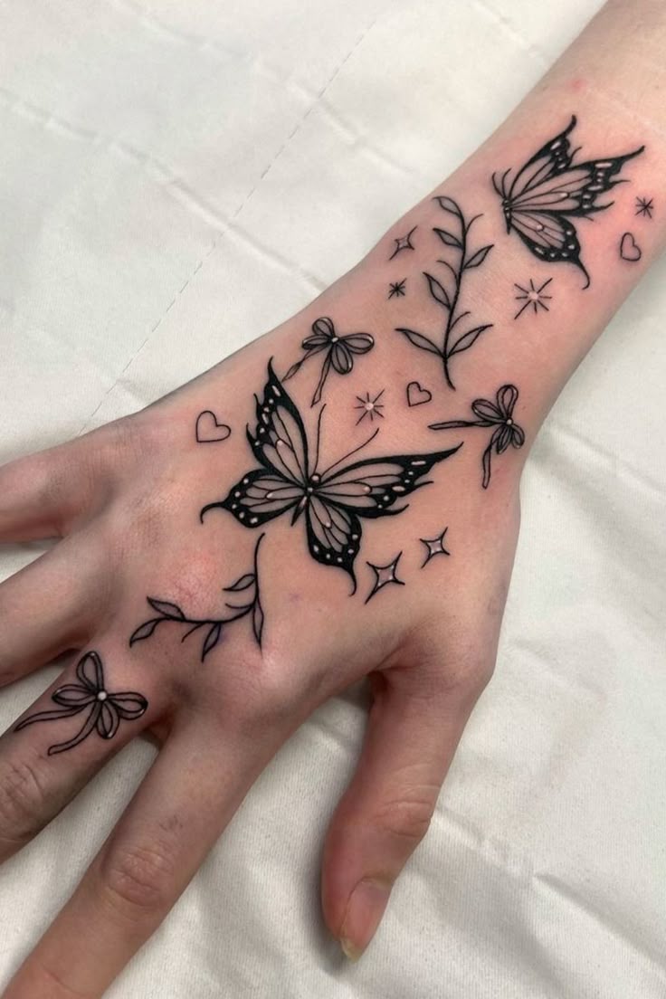 29 Butterfly Hand Tattoo Ideas Full of Meaning and Style