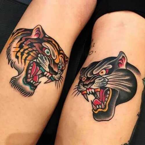 22 Old School Tiger Tattoo Ideas