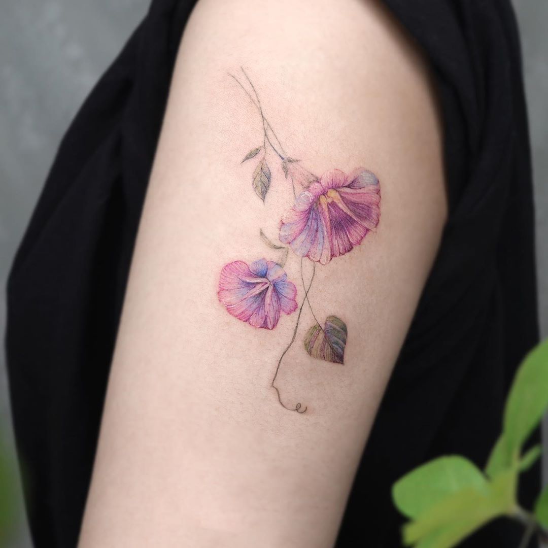 29 Morning Glory Tattoo Ideas: Elegant Vines, Quiet Symbolism, and Wearable Color