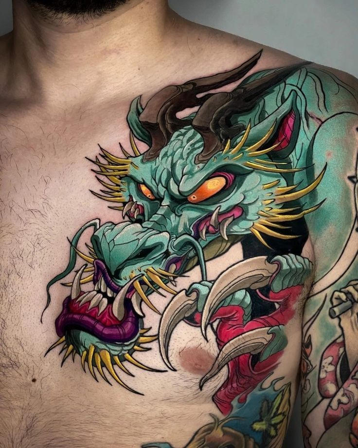 29 Dragon Tattoo Ideas for Men and Women Abstract, Realistic, Shoulder and Arm Designs