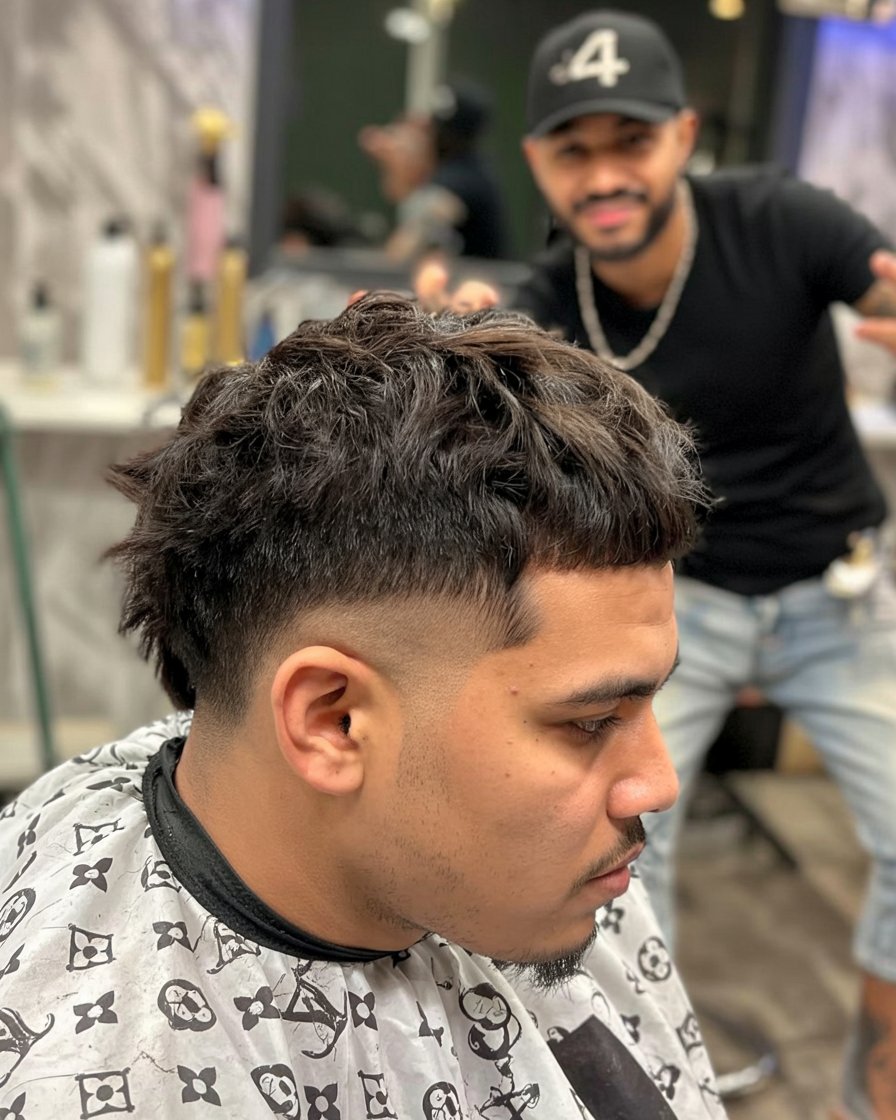 Modern Mullet Fade Haircut 27 Ideas for Men with Curly, Short, Straight Haircuts for Boys