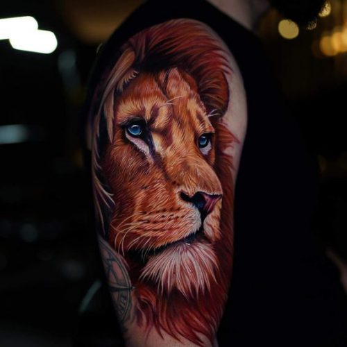 24 Lion Tattoo Half Sleeve: Showcase Power and Artistry