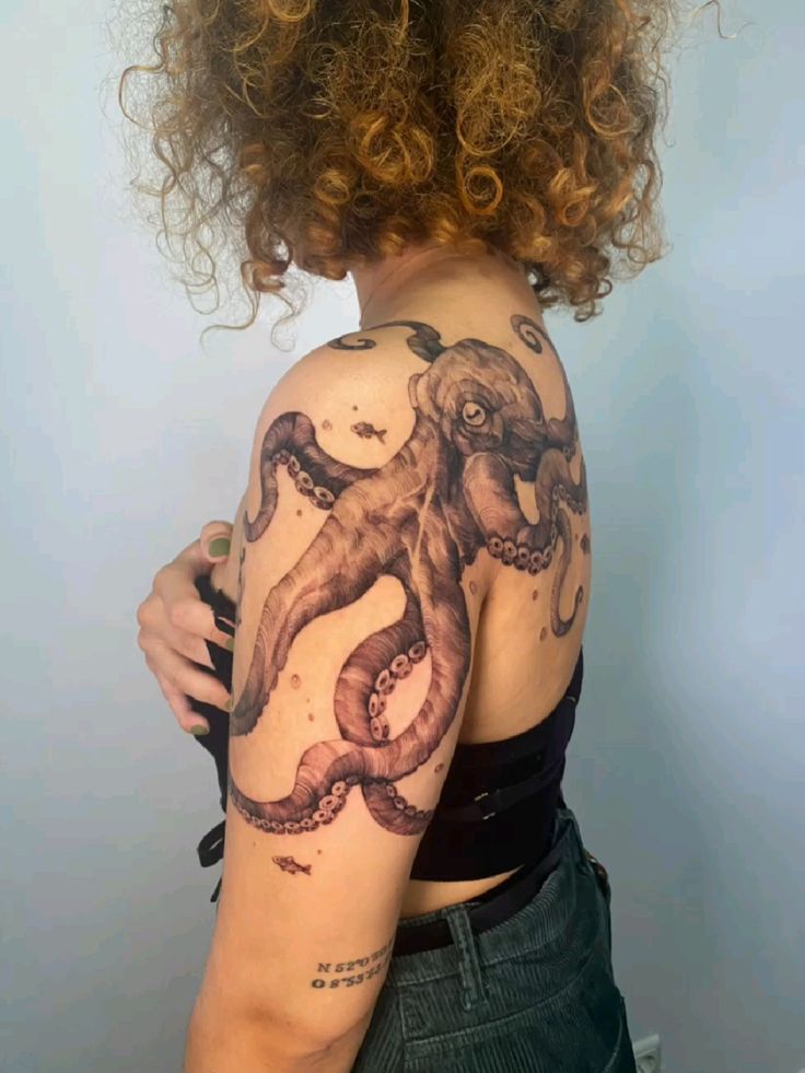 27 Octopus Tattoo Ideas for Men & Women Realistic, Sleeve, Leg, Shoulder & Tiny Octopus Designs