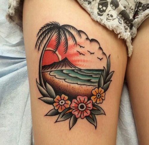 Top 19 Hawaiian Tattoo Designs for : Embrace Island Vibes with Style
