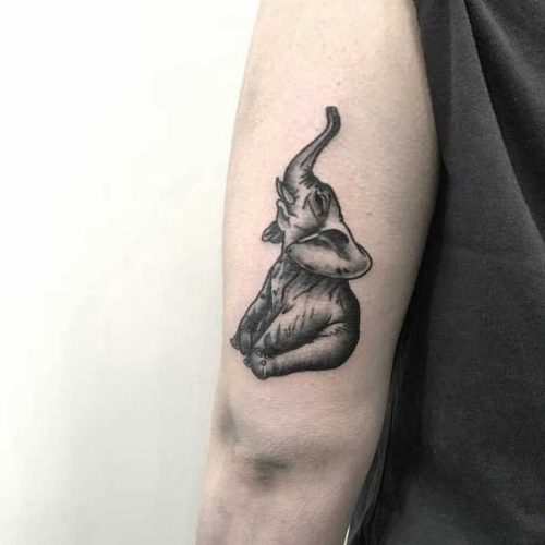 18 Elephant Tattoos Simple Ideas
