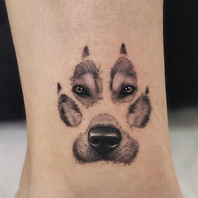 30 Dog Tattoo Ideas: Minimalist, Memorial, Portrait, Paw Print, Small Meaningful, and Designs