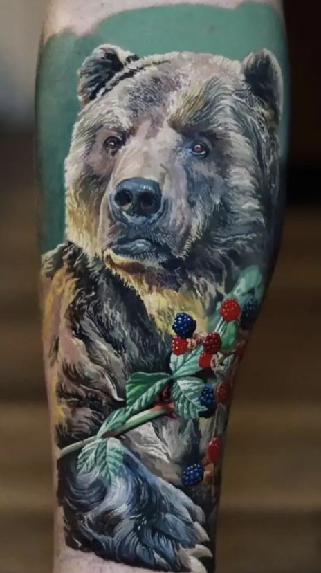 30 Bear Tattoo Ideas : Grizzly, Polar, Teddy & Realistic Bear Tattoos for Men and Women