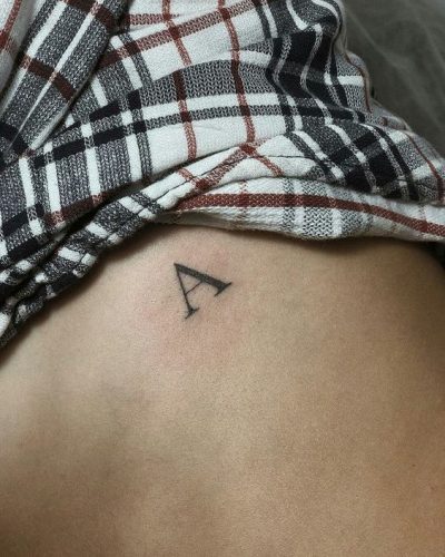 19 Creative Letter A Tattoo Designs : From Minimalist to Monograms – Find Your Style