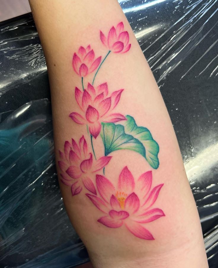 30 Creative Water Lily Tattoos for : Tattoos with Special Meanings