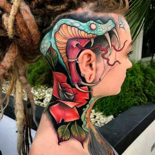 21 Snake Tattoo Neck Ideas for a Unique Touch