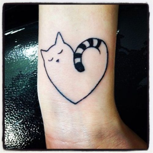 27 Small Cat Tattoo Ideas